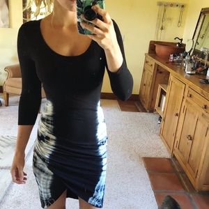 Forever 21 fitted black dress